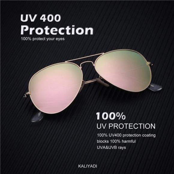 Classic Aviator Sunglasses for Men Women Sun glasses Polarized Lens UV Blocking main image 5